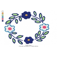 Flower Embroidery Design 122